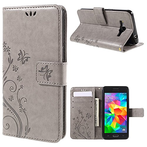 jbTec Handy Hülle Case Schmetterlinge kompatibel mit Samsung Galaxy Grand Prime - Handyhülle Schutzhülle, Farbe:Grau jbTec Handy Hülle Case Schmetterlinge kompatibel mit Samsung Galaxy Grand Prime - Handyhülle Schutzhülle, Farbe:Grau von jbTec