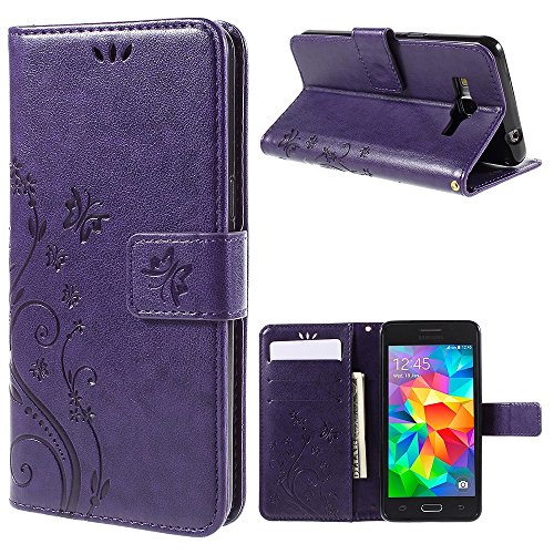 jbTec Handy Hülle Case Schmetterlinge kompatibel mit Samsung Galaxy Grand Prime - Handyhülle Schutzhülle, Farbe:Lila jbTec Handy Hülle Case Schmetterlinge kompatibel mit Samsung Galaxy Grand Prime - Handyhülle Schutzhülle, Farbe:Lila von jbTec