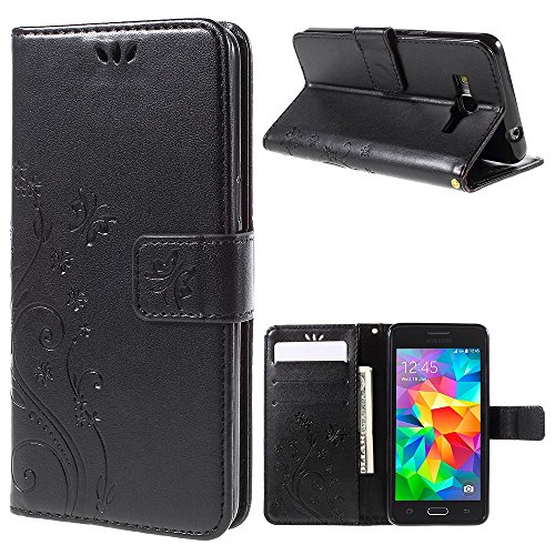 jbTec Handy Hülle Case Schmetterlinge kompatibel mit Samsung Galaxy Grand Prime - Handyhülle Schutzhülle, Farbe:Schwarz jbTec Handy Hülle Case Schmetterlinge kompatibel mit Samsung Galaxy Grand Prime - Handyhülle Schutzhülle, Farbe:Schwarz von jbTec