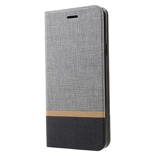 jbTec Handy Hülle Case Stoff-Look - Handyhülle Schutzhülle Phone Cover Flip, Farbe:Grau, kompatibel mit :Samsung Galaxy S9+ Plus jbTec Handy Hülle Case Stoff-Look - Handyhülle Schutzhülle Phone Cover Flip, Farbe:Grau, kompatibel mit :Samsung Galaxy S9+ Plus von jbTec