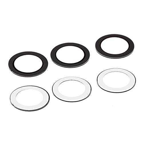 jbTec Kameraglas Ersatz Set mit Kleber kompatibel mit Samsung Galaxy S21 / S21+ Plus - Kamera Glas Camera, Farbe:Schwarz von jbTec
