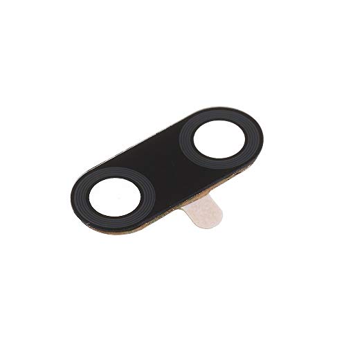 jbTec Kameraglas Ersatz mit Kleber kompatibel mit Huawei P Smart 2019 / 9S - Kamera Glas Camera Linse, Farbe:Schwarz von jbTec