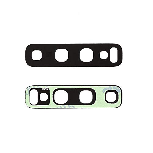 jbTec Kameraglas Ersatz mit Kleber kompatibel mit Samsung Galaxy S10 / S10+ Plus - Kamera Glas Camera, Farbe:Schwarz von jbTec