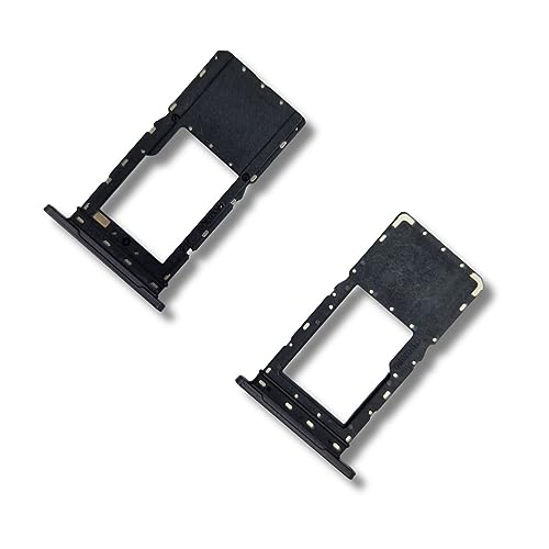 jbTec SD-Card-Tray Karten-Halter kompatibel mit Samsung Galaxy Tab A8 10.5 WiFi - Slot Schlitten Rahmen, Farbe:Schwarz (Dark Gray) von jbTec