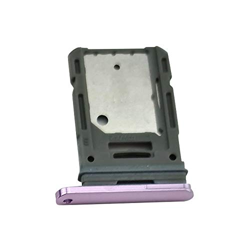 jbTec SIM-Tray/SD-Card Karten-Halter kompatibel mit Samsung Galaxy S20 FE / 5G - Single Slot Schlitten, Farbe:Lila von jbTec
