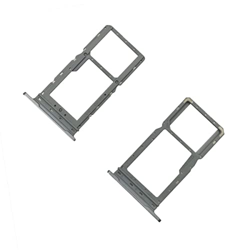 jbTec SIM-Tray/SD-Card kompatibel mit Samsung Galaxy Tab A8 10.5 - Kartenhalter Slot Schlitten Rahmen, Farbe:Silver (Silber) von jbTec