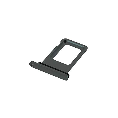 jbTec SIM-Tray Karten-Halter kompatibel mit Apple iPhone 11 Pro/Max - Single Slot Schlitten Rahmen Fach, Farbe:Dunkelgrün von jbTec
