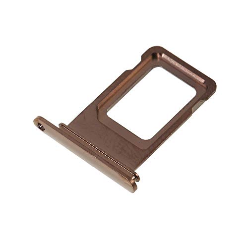 jbTec SIM-Tray kompatibel mit Apple iPhone XS Max - Kartenhalter Single Slot Schlitten Rahmen Simkarte, Farbe:Gold von jbTec