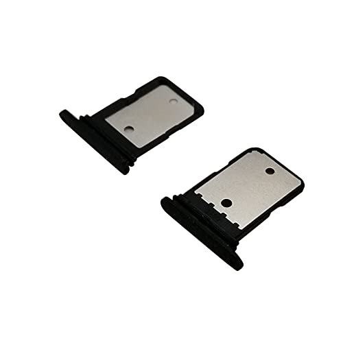 jbTec SIM-Tray kompatibel mit Google Pixel 5 - Kartenhalter Single Slot Schlitten Rahmen Simkarte Holder, Farbe:Schwarz von jbTec