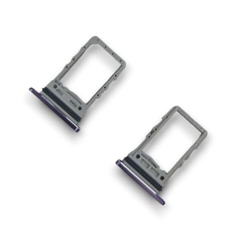 jbTec SIM-Tray Karten-Halter kompatibel mit Samsung Galaxy Z Flip3 5G - Single Slot Schlitten Rahmen Fach, Farbe:Lila (Lavender) von jbTec
