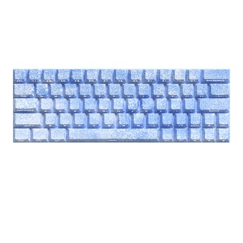 64/74 Tasten Seitendruck Transluzente Tastenkappen Eisblau Original Höhe Sublimationen Hintergrundbeleuchtung Tastenkappe für mechanische Tastaturen 64/74 Tasten Seitendruck Transluzente Tastenkappen Eisblau Original Höhe Sublimationen Hintergrundbeleuchtung Tastenkappe für mechanische Tastaturen von jdstty