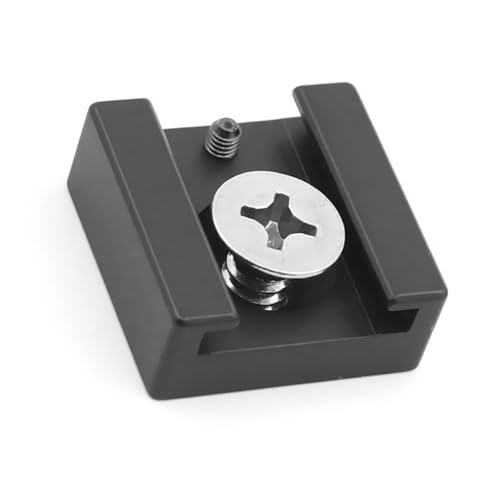 Kaltschuh-Adapter mit 6,35 mm Schraubsockel, Positionierungsstift für Videolicht, Mikrofon-Aufsatz, Zubehör Kaltschuh-Adapter mit 6,35 mm Schraubsockel, Positionierungsstift für Videolicht, Mikrofon-Aufsatz, Zubehör von jdstty