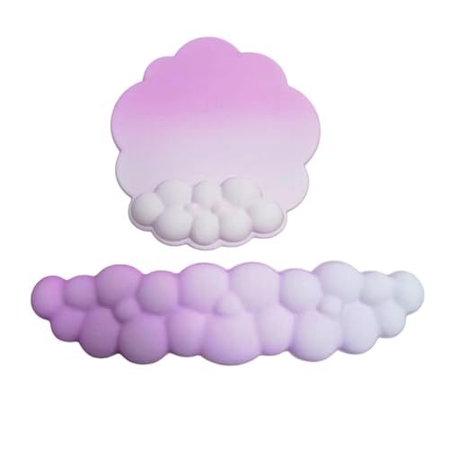 Lovely Cloud Shape Handgelenkpolster für Tastatur und Hand Handgelenkmatte Anti-Rutsch-Silikon-Unterlage Set 3 Stück Lovely Cloud Shape Handgelenkpolster für Tastatur und Hand Handgelenkmatte Anti-Rutsch-Silikon-Unterlage Set 3 Stück von jdstty