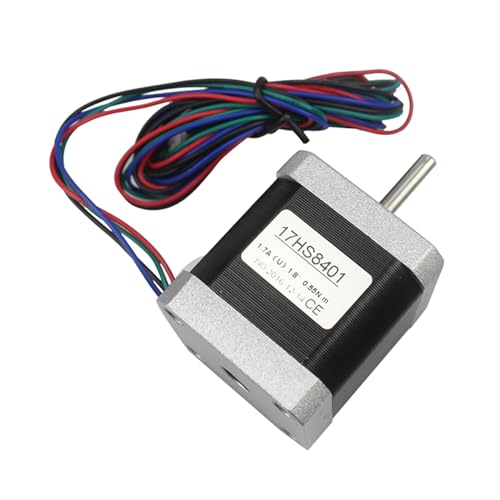 jdstty 3D Drucker 48-mm Motor 17HS8401 Single Outlet Shaft Hybrids 42 Schrittmotor 48-mm-2-Phasen-4-Draht Schrittmotor von jdstty