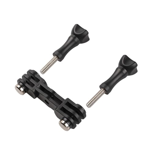 jdstty Aluminium-Doppelhalterung, Doppel-Adapter-Halterung für Action-Kameras 13, 12, 11, 10, 9, 8, 7, 6, 5, leichtes Zubehör jdstty Aluminium-Doppelhalterung, Doppel-Adapter-Halterung für Action-Kameras 13, 12, 11, 10, 9, 8, 7, 6, 5, leichtes Zubehör von jdstty