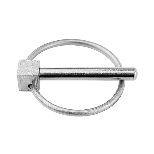 Mehrzweck-Lynch-Pin-Verschluss, robust, Edelstahl, mit Clips für Boot, Traktor, Linch Pin für Boot, Kajak, Kanu, Anhänger, Traktor, Trolley von jebyltd
