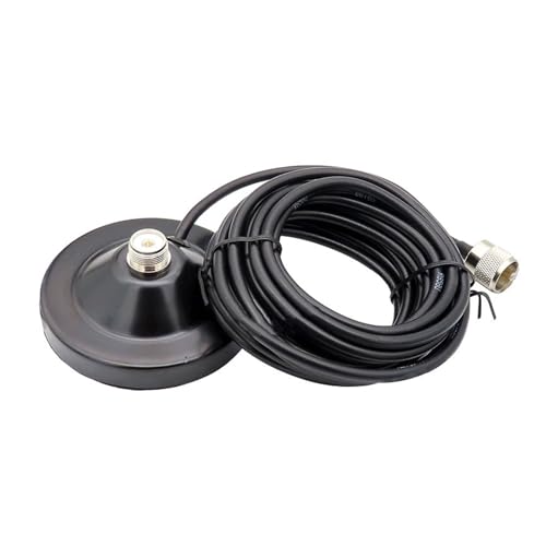 Radioantennen-Magnete, Halterung PL-259 UHF-Stecker, Verbindungsarten mit 5 m Koaxialkabel, PL-259-Stecker Radioantennen-Magnete, Halterung PL-259 UHF-Stecker, Verbindungsarten mit 5 m Koaxialkabel, PL-259-Stecker von jebyltd