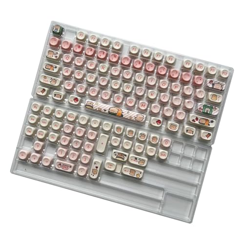 jebyltd 118Keys Schweine-Tastenkappen, Farbsublimation, Höhe, Tastenkappe für Schalter, mechanische Tastaturen von jebyltd