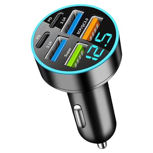 jebyltd Auto Ladekopf USB C und USB A & Super Mehrfach Port Schnellladeadapter für Smartphones Tablets Laptops jebyltd Auto Ladekopf USB C und USB A & Super Mehrfach Port Schnellladeadapter für Smartphones Tablets Laptops von jebyltd