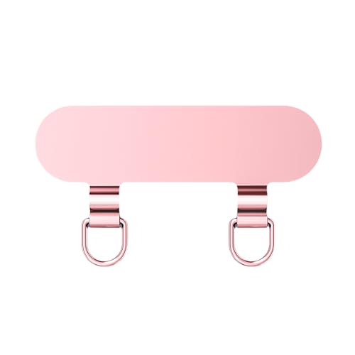 jebyltd Edelstahl-Telefon-Pad-Clip mit Doppelohr-Metallkette für Reisende, sichere Befestigung, Outdoor, aktiver Lebensstil von jebyltd