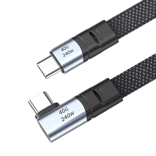 jebyltd PD240W USB C Um C Schnellladungskabel 90 Grad Abgewinkeltes Ladekabel Draht 8K@60 Hz 40 Gbit/S Getriebekabel jebyltd PD240W USB C Um C Schnellladungskabel 90 Grad Abgewinkeltes Ladekabel Draht 8K@60 Hz 40 Gbit/S Getriebekabel von jebyltd