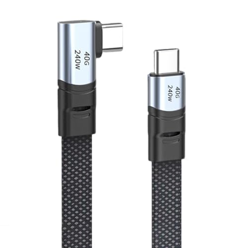 jebyltd PD240W USB C Um C Schnellladungskabel 90 Grad Abgewinkeltes Ladekabel Draht 8K@60 Hz 40 Gbit/S Getriebekabel jebyltd PD240W USB C Um C Schnellladungskabel 90 Grad Abgewinkeltes Ladekabel Draht 8K@60 Hz 40 Gbit/S Getriebekabel von jebyltd