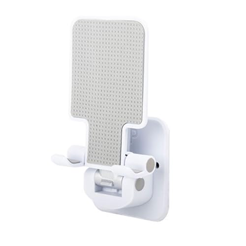jebyltd Platz Sparende Kleber Telefonhalter Wandmontage Einfache Installation Faltbare Wandmontage ABS Für Mobiltelefone Und Tablets von jebyltd