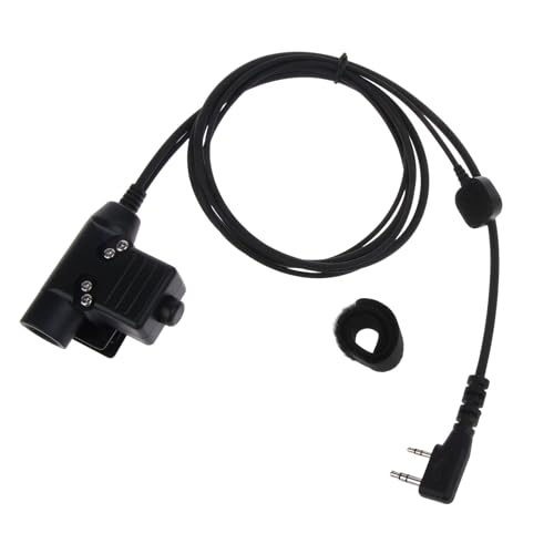 jebyltd U94 PTT Taktischer Kopfhörer mit Knopf für TK-3107 TK-3207 TK-3207G TK-3230 TK-3160 TK-2160 TK-1118 TK-278 Radio von jebyltd