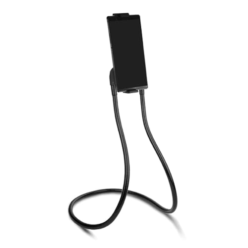 jebyltd Verstellbarer hängender Hals-Handy-Ständer, tragbare Smartphone-Halterungen, faule Hals-Handyhalterung für freihändige Nutzung von jebyltd