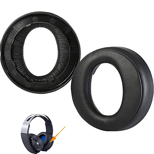 Ersatz-Ohrpolster für Kopfhörer Sony PS4 Playstation Platinum Playstation 4 Wireless 2018 CECHYA-0090 (nur geeignet für andere Kopfhörer) von jghcsz