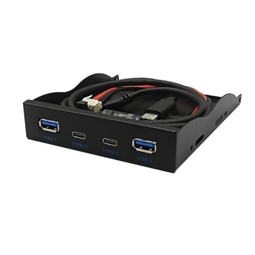 4 Port USB 3.2 GEN2 TypeC Diskettentreiber 10 Gbit/s Panel 3,5 Zoll USB HUB 19PIN auf TypeC Vorwärts Rückwärts 4 Port USB 3.2 GEN2 TypeC Diskettentreiber 10 Gbit/s Panel 3,5 Zoll USB HUB 19PIN auf TypeC Vorwärts Rückwärts von jiingekk