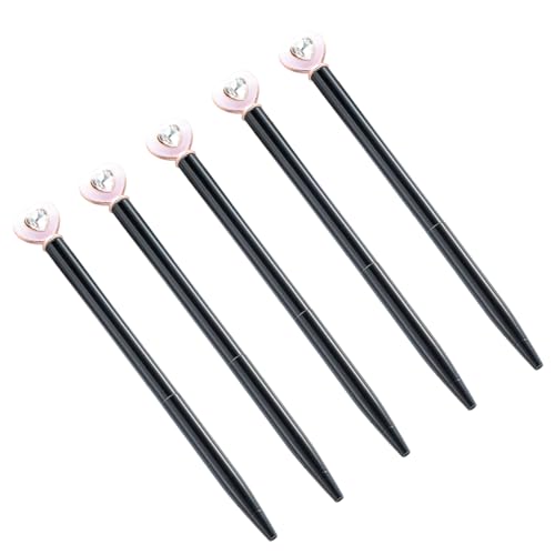 6 x Herz-Kugelschreiber, Kristall-Kugelschreiber, Signierstift, glatt, zum Schreiben von Gästen, für Büro 6 x Herz-Kugelschreiber, Kristall-Kugelschreiber, Signierstift, glatt, zum Schreiben von Gästen, für Büro von jiingekk