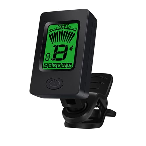 Digitales elektrisches Stimmgerät mit 360-Grad-Drehung und LCD-Display, Gitarrenmetronom für Bass Digitales elektrisches Stimmgerät mit 360-Grad-Drehung und LCD-Display, Gitarrenmetronom für Bass von jiingekk
