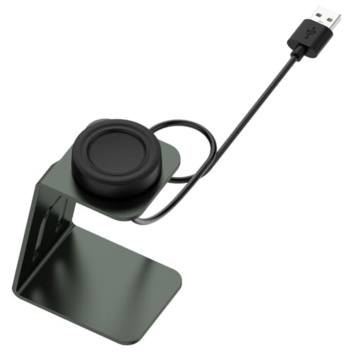 Smartwatch-Ladeständer mit langem Kabel, vielseitige Smartwatch-Ladestation, Aluminium, Uhren-Ladehalterung für Watch7 von jiingekk