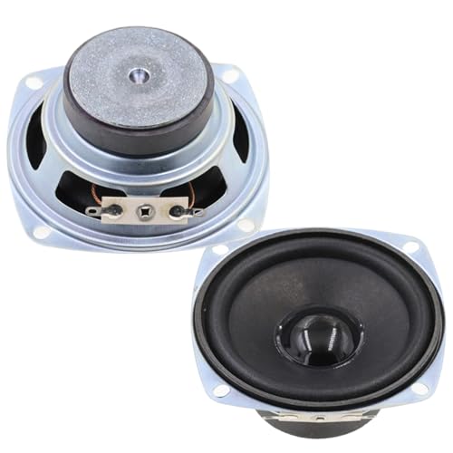 jiingekk 2 x vielseitige 7,6 cm (3 Zoll) 4 Ohm ABS-Lautsprecher für verbesserte Musik in verschiedenen Geräten von jiingekk