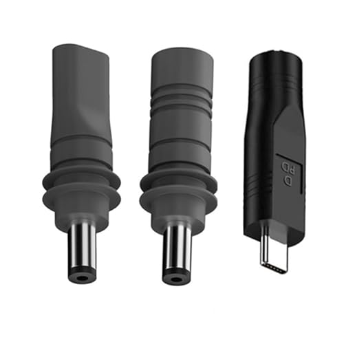 jiingekk 3 Stück/Set USB C Stecker Buchse auf DC5521 Stecker Buchse Konverter Netzwerkverbindungsadapter PD100W 20V Typ C jiingekk 3 Stück/Set USB C Stecker Buchse auf DC5521 Stecker Buchse Konverter Netzwerkverbindungsadapter PD100W 20V Typ C von jiingekk