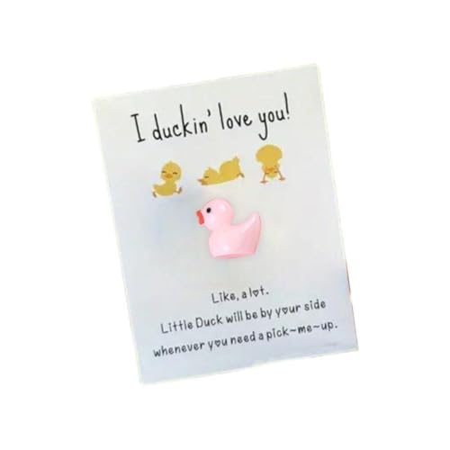 Mini-Ente zum Umarmen, emotionale Unterstützung, Ente mit positiver Karte, "Thinking Little Du Pocket You Hug", Geschenk für lange Distanzen Mini-Ente zum Umarmen, emotionale Unterstützung, Ente mit positiver Karte, "Thinking Little Du Pocket You Hug", Geschenk für lange Distanzen von jileijar