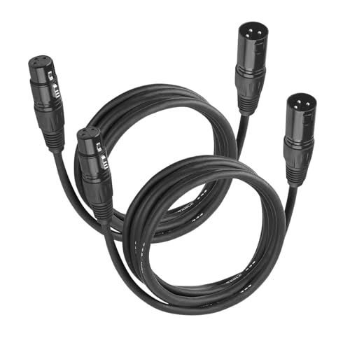3-Pin-Dmx-Kabel-männliche weibliche XLR-Patchkabel, Kabel Dmx 3metre/9.8ft XLR-Stecker zu XLR-weibliches Licht-Dmx-Kabel mit 3-Pin-Stecker 3-Pin-Dmx-Kabel-männliche weibliche XLR-Patchkabel, Kabel Dmx 3metre/9.8ft XLR-Stecker zu XLR-weibliches Licht-Dmx-Kabel mit 3-Pin-Stecker von jindaaudio