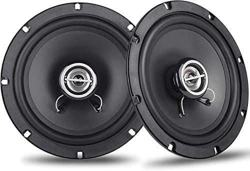 Auto Lautsprecher 6.5-Zoll Koaxial Lautsprecher 120Watt Max (30W RMS bis, 4-Ohm Impedanz Auto Stereo Lautsprecher (1 Paar) von jindaaudio