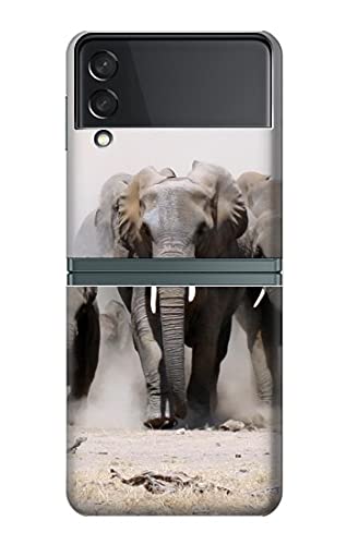 African Elephant Hülle Schutzhülle Taschen für Samsung Galaxy Z Flip 3 5G von jjphonecase