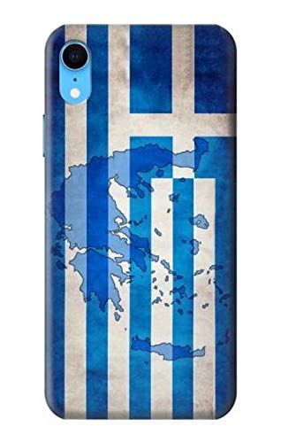 Greece Map Football Soccer Flag Hülle Schutzhülle Taschen für iPhone XR von jjphonecase