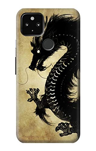 Innovedesire Black Dragon Painting Hülle Schutzhülle Taschen für Google Pixel 4a 5G von jjphonecase