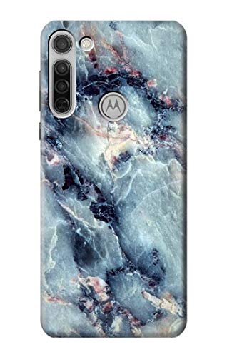 Innovedesire Blue Marble Texture Graphic Printed Hülle Schutzhülle Taschen für Motorola Moto G8 von jjphonecase