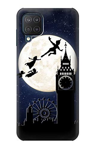 Innovedesire Peter Pan Fly Full Moon Night Hülle Schutzhülle Taschen für Samsung Galaxy M12 von jjphonecase