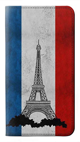 Innovedesire Vintage France Flag Eiffel Tower Flip Hülle Tasche Klappetui für Motorola Moto X4 von jjphonecase