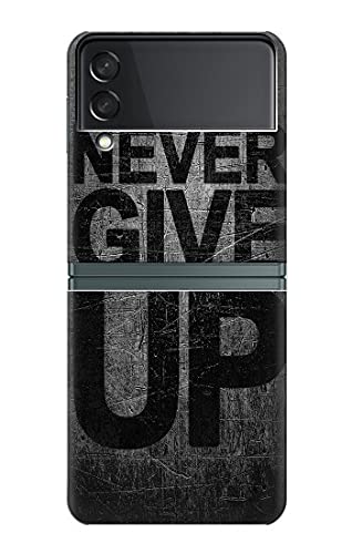 Never Give Up Hülle Schutzhülle Taschen für Samsung Galaxy Z Flip 3 5G von jjphonecase