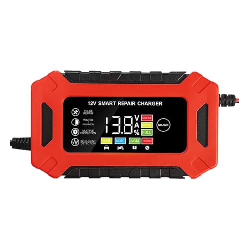 jlceh Batterieladegeräte,Lithium-Batterieladegerät | 12V Smart 6A Batterieerhaltungsgerät | Ladegerät für Lithium-Ionen-Batterien mit Temperaturkompensation, Batterieschutz für LKW, Auto, Boot und jlceh Batterieladegeräte,Lithium-Batterieladegerät | 12V Smart 6A Batterieerhaltungsgerät | Ladegerät für Lithium-Ionen-Batterien mit Temperaturkompensation, Batterieschutz für LKW, Auto, Boot und von jlceh