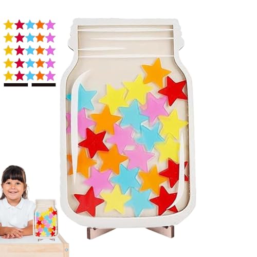 jlceh Star-Belohnungsglas, Incentive-Glas, Reward Stars Incentive-Glas, Belohnungstabelle für positives Verhalten für das Klassenzimmer zu Hause, Belohnungstafel für das Töpfchentraining für und jlceh Star-Belohnungsglas, Incentive-Glas, Reward Stars Incentive-Glas, Belohnungstabelle für positives Verhalten für das Klassenzimmer zu Hause, Belohnungstafel für das Töpfchentraining für und von jlceh
