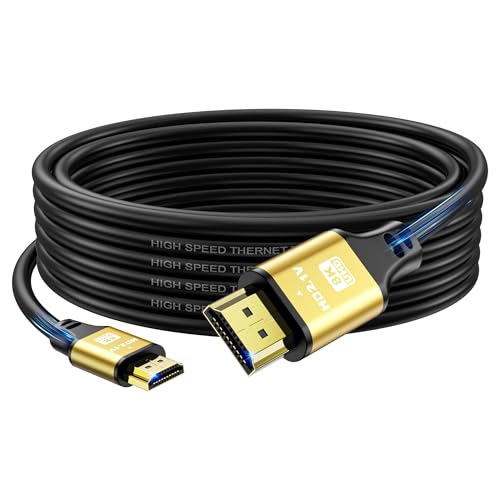 jojobnj 4K HDMI Kabel 5M, 4K@60Hz, 18Gbps Highspeed HDMI 2.0 Kabel, Ultra HD,Ethernet Audio Return,Video 4K,1080p,3D,Arc, HDR Kompatibel mit Xbox,PS5/PS4,HDTV,Laptop ect(Gold) von jojobnj