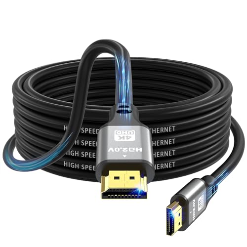 jojobnj 4K HDMI Kabel 7m, High Speed HDMI 2.0 Kabel 4K@60Hz 18Gbps, Ultra HD, Ethernet Audio Return, Video 4K, 1080p, 3D, Arc, HDR Kompatibel mit Xbox, PS5/PS4, HDTV, Laptop ect jojobnj 4K HDMI Kabel 7m, High Speed HDMI 2.0 Kabel 4K@60Hz 18Gbps, Ultra HD, Ethernet Audio Return, Video 4K, 1080p, 3D, Arc, HDR Kompatibel mit Xbox, PS5/PS4, HDTV, Laptop ect von jojobnj